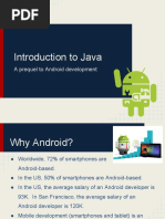 Introduction To Java (Prequel For Android)