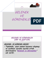 Gelenek Ve Görenekler