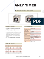 Anly Timer: Multi-Range Analogue Timer