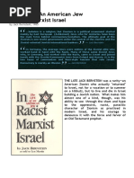 Jack Bernstein-Life of an American Jew in Racist Marxist Israel