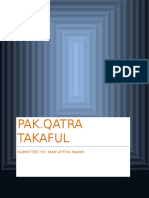 Pak - Qatra Takaful: Submitted To: Mam Attiya Madni