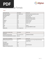 Data Exchange Formats: Allplan 2014