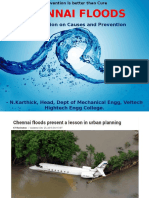 Chennai Floods: A Presentation On Causes and Prevention