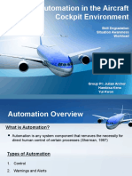 IE 590 (AAE 590) - Effects of Automation in The Aircraft Cockpit Environment