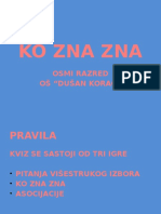 Kviz Ko Zna Zna