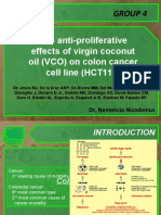 The Anti-Proliferative Effects of Virgin Coconut Oil (VCO) On Colon Cancer Cell Line (HCT116)