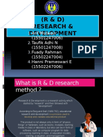 The Steps and Models of Research & Development Method. (English Version)