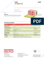 Rockwool Marine Batts 45: Product Data Sheet