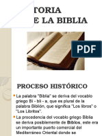 Historia de la biblia