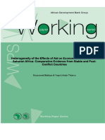 Working Paper 179 - Heterogeneity of the Effects of Aid on Economic Growth in Sub-Saharan Africa