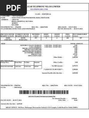 View Bill Pay
