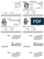 NPCs GC2012 pregens