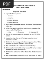 Social Science SA2 Revision Assignment