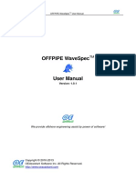 OFFPIPE WaveSpec User Manual 1.0.1