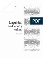 Linguística, traducción y cultura - Carbonell