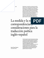 Isidro Pliego Sánchez - La Medida y La Estrofa - Consideraciones para La Traducción En-ES