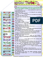 Irregular Verbs Simple Past Tense 1