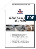 Catalogue Cọc Đúc Sẵn