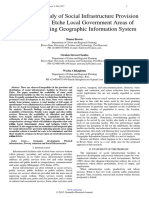 Comparative Study of Social Infrastructure Provision in Ikwerre and Etche Local Government Areas of Rivers State Using Geographic Information System 