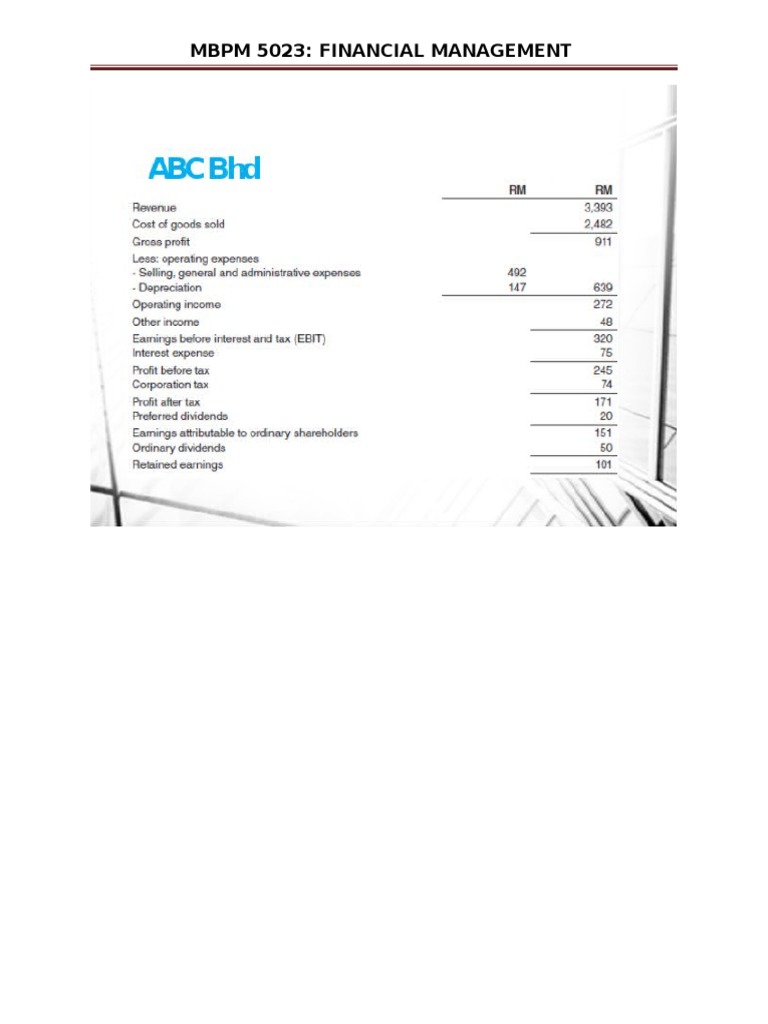 Financial Ratios Exercise | PDF | Finance & Money Management ...