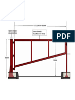 Manual Car Barrier: Total Length 3500Mm