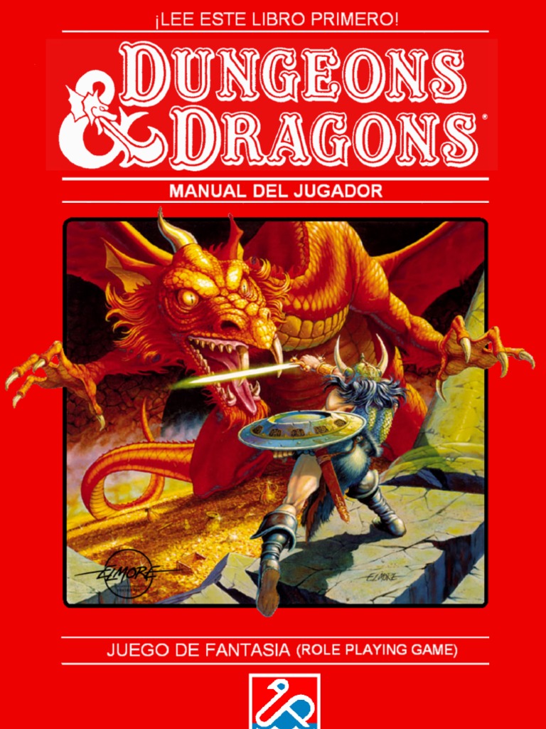 TSR D& D Set Basico Manual Del Jugador Calabozos y Dragones