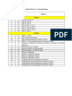 Proposed Lesson Plan For ACCA F7 Jan 2016 Intake