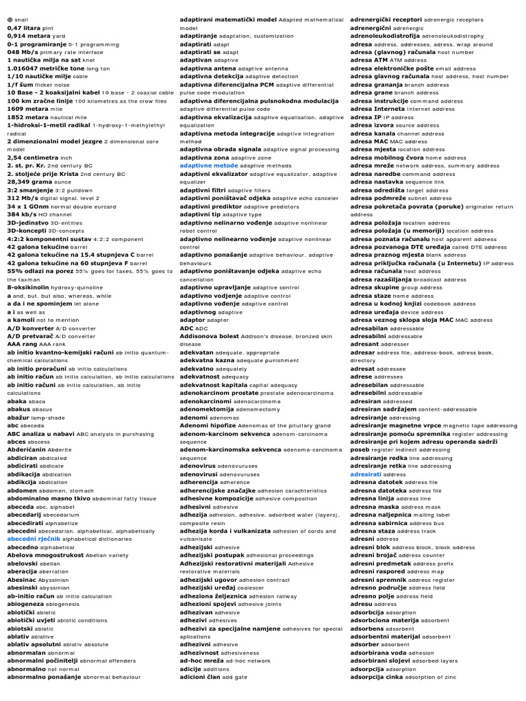Dictionar Tehnic Roman Englez | PDF