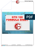 GTH CH 100 Formula Sheet