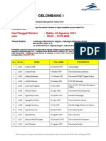 Daftar Peserta Seleksi Rekrutmen Management Trainee MT Bidang Business Development Untuk PD. Pasar Jaya