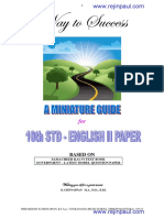 10th Eng2 Guide Study Material