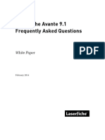 Laserfiche Avante 91 FAQ