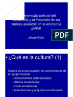 La dimensión cultural del desarrollo[1] [Modo de compatibilidad]