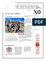 Chi Phi Newsletter Raises $2K for MADD
