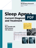 Sleep Apnea - Current Diagnosis and Treatment - W. Randerath, Et Al., (Karger, 2006) WW