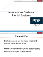 Autonomous Systems: Inertial Systems
