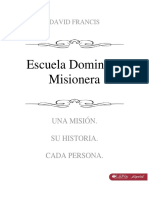 Escuela Dominical Misioneria David Francis Libro