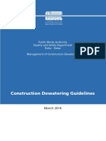 Management of Construction Dewatering Guideline Manual- ASHGHAL- Final- March 2014