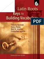 Greek & Latin Roots- Keys to Building Vocabulary