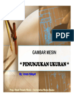 Penunjukan Ukuran