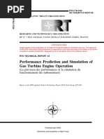 Performance Prediction and Simulation of Gas Turbine Engine Operation