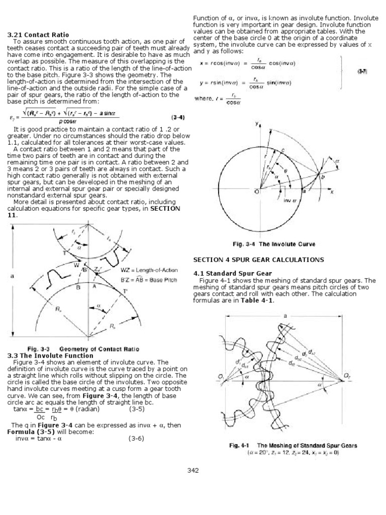 Q410P342-gear Formula | PDF | Gear | Trigonometric Functions