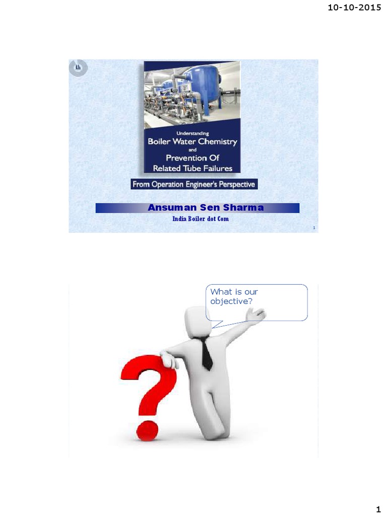 6 Presentation Boiler Water Chemistry PDF Alkalinity Ion Exchange