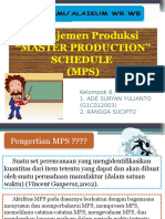 Master Production Schedule (MPS)