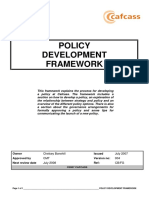 Policy Framework