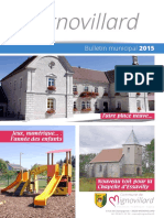 Mignovillard - Bulletin Municipal 2015