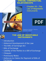 Chapter 26 - The Law of Negotiable Instruments: Mcgraw-Hill Ryerson Limited 1