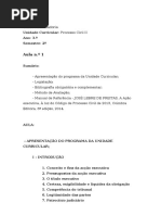 Aulas n.º 1 - Moodle - Executivo