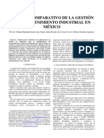 Análisis Comparativo de La Gestión Del Mantenimiento Industrial en México