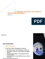 Beauty and Personal Care 2015 Key Insights and System Refresher